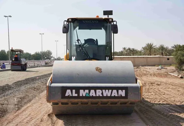 2019 Volvo SD110B Single Drum Roller Front View - RO-0341