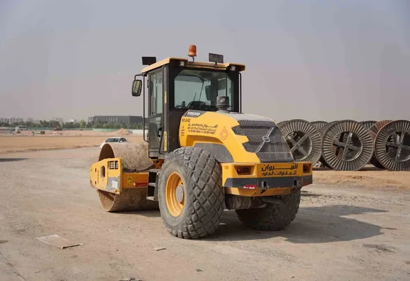 2019 Volvo SD110B Single Drum Roller Rear Left View - RO-0342