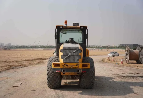 2019 Volvo SD110B Single Drum Roller Rear View - RO-0342