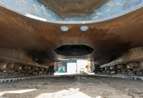 2019 Hyundai 480LC-9S Track Excavator Undercarriage View