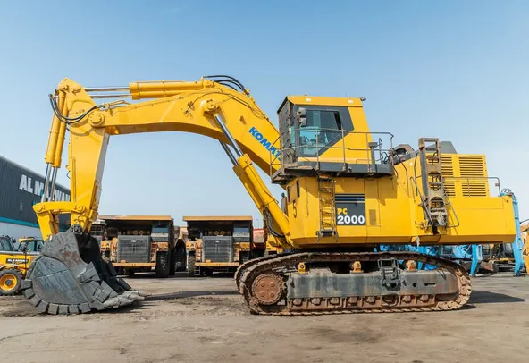 2019 Komatsu PC2000-8 Excavator Left Side View