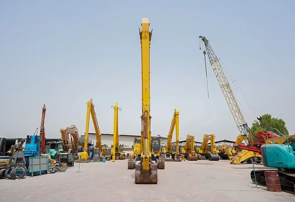 2019 Komatsu PC850SE-8R1 Long Boom Excavator Front View