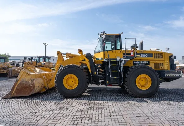 2019 Komatsu WA500-6R Wheel Loader Left Side View