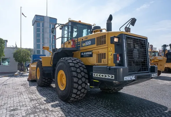 2019 Komatsu WA500-6R Wheel Loader Rear Left View