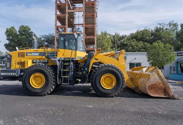 2019 Komatsu WA500-6R Wheel Loader Right Side View