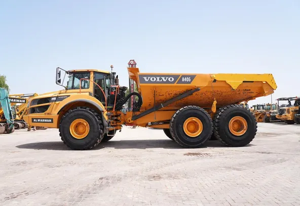 2019 Volvo A40G Articulated Dump Truck Left Side View