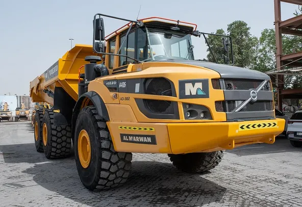 2019 volvo A40G dump truck front Right Image