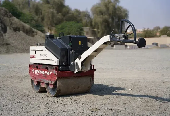 2020 Dynapac DTR75 Walk-Behind Roller Rear Left View