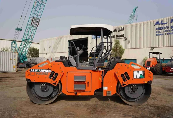 2020 Hamm HD99 Double Drum Roller Left View