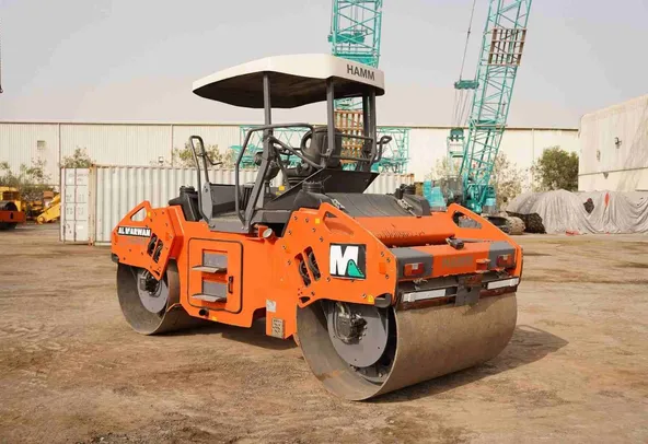 2020 Hamm HD99 Double Drum Roller Rear Left View
