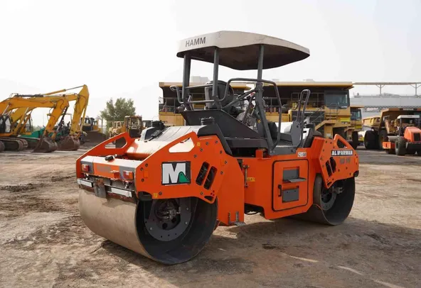 2020 Hamm HD99 Double Drum Roller Rear Right View
