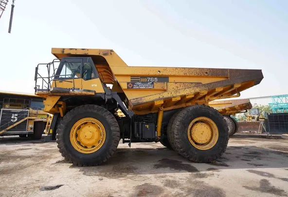 2020 Komatsu HD785-7 Rigid Dump Truck Left View - RD-0490