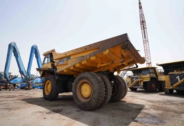 2020 Komatsu HD785-7 Rigid Dump Truck Rear Left View - RD-0491