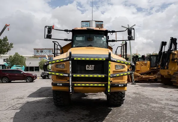 2020 Caterpillar 745 Articulated Dump Truck Front View