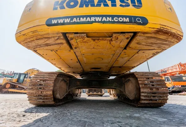 2017 Komatsu PC300-8MO Track Excavator Under carriage View