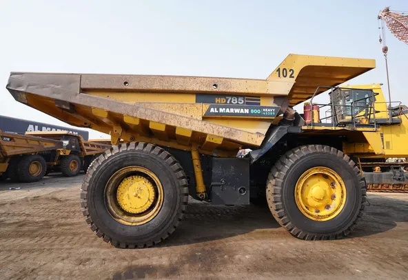 2022 Komatsu HD785-7 Rigid Dump Truck Right Side View