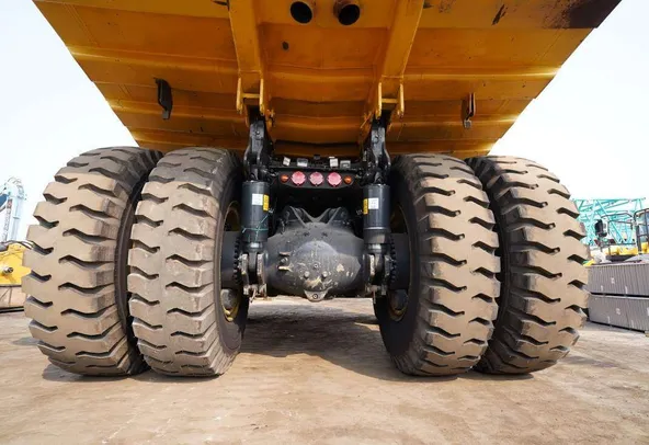 2022 Komatsu HD785-7 Rigid Dump Truck Undercarriage View