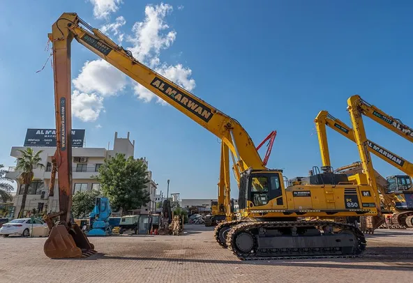 2020 Komatsu PC850-8R1 Long Boom Excavator Left Side View