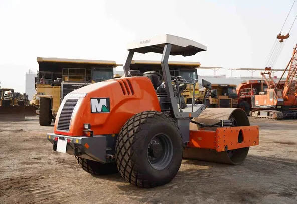 2021 Hamm 311D Single Drum Roller Rear Right View - RO-0438