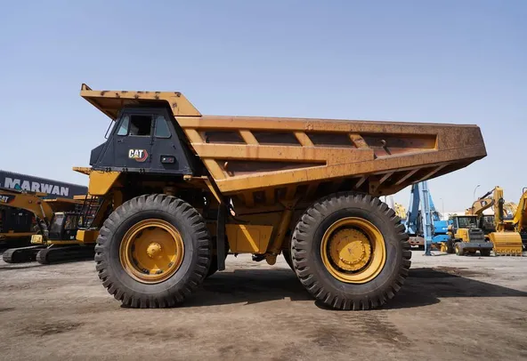 2021 Cat 777E Hauler Truck -Left side view