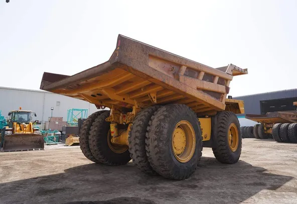 2021 Cat 777E Hauler Truck -Rear right view