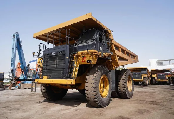 2021 Cat 777E Mining Truck-Front left view
