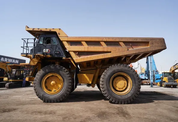 2021 Cat 777E Mining Truck -Left side view