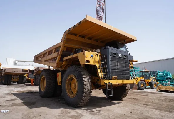 2021 Cat 777E Rigid Dumper Truck -Front-right-view