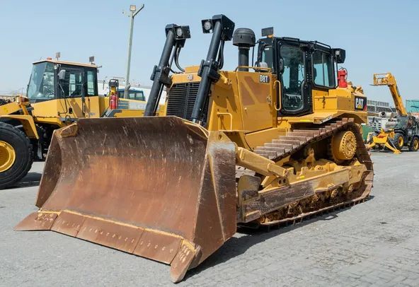 2021 Caterpillar D8T Bulldozer Front Left View