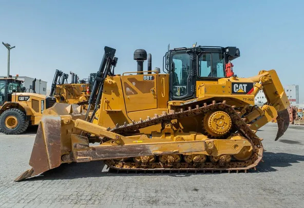 2021 Caterpillar D8T Bulldozer Left Side View