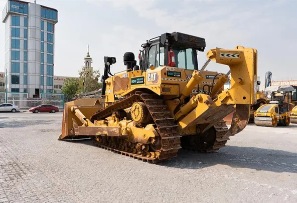 2021 Caterpillar D8T Bulldozer Rear Left View