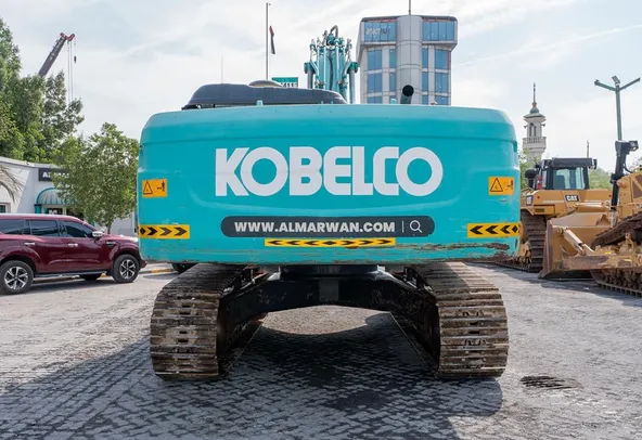 2021 Kobelco SK350LC-10 Track Excavator Rear View