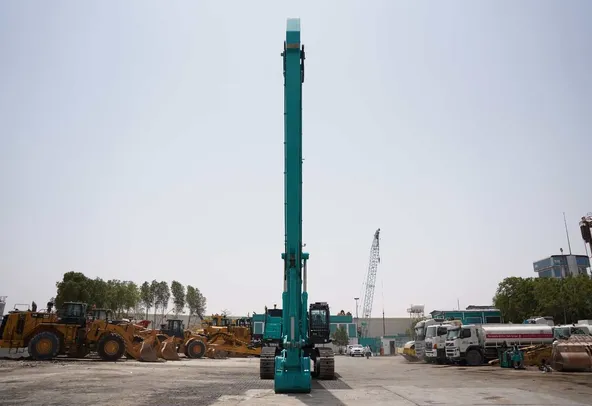 2022 Kobelco SK850LC Long Boom Excavator Front View - EX-0518