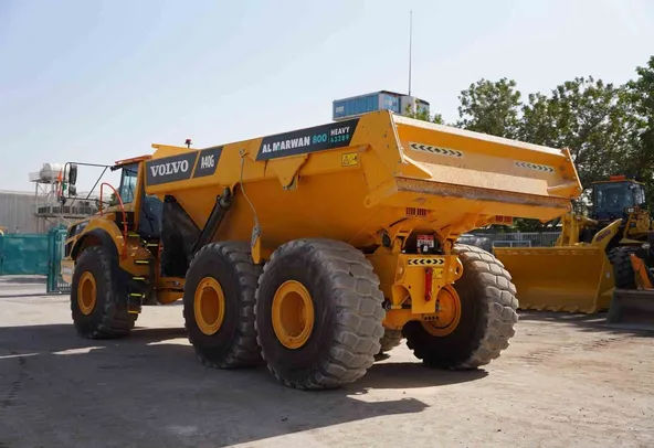 2022 Volvo A40G Articulated Dump Truck Rear Left View - AD-0469