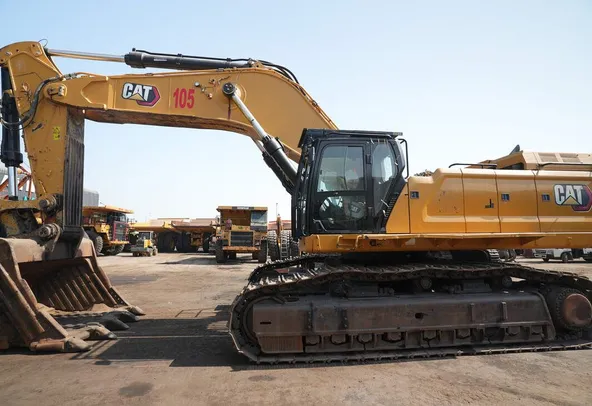 2022 Cat 395 Excavator Left Side View
