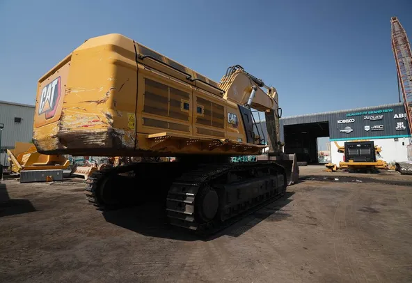 2022 Cat 395 Track Excavator Rear Right View