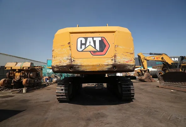 2022 Cat 395 Track Excavator Rear View