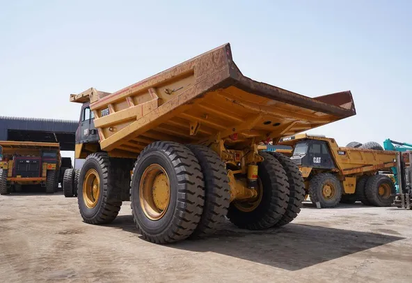 2022 Cat 777E Dumper Truck for Sale -Rear left view