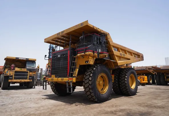 2022 Cat 777E Off-Road Dump Truck-Front-left-view