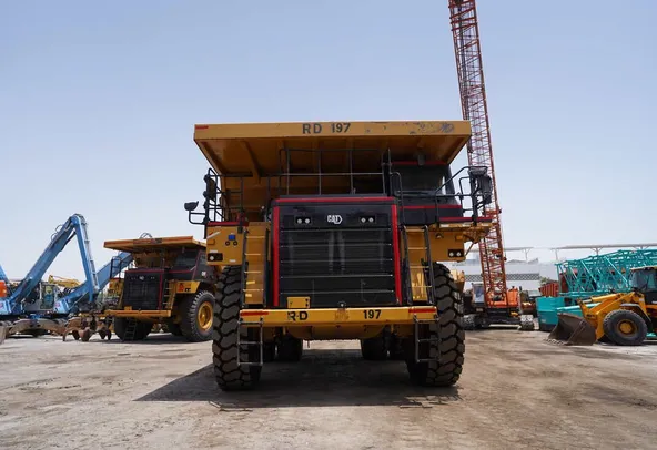 2022 Cat 777E Off-road Dump Truck-Front view