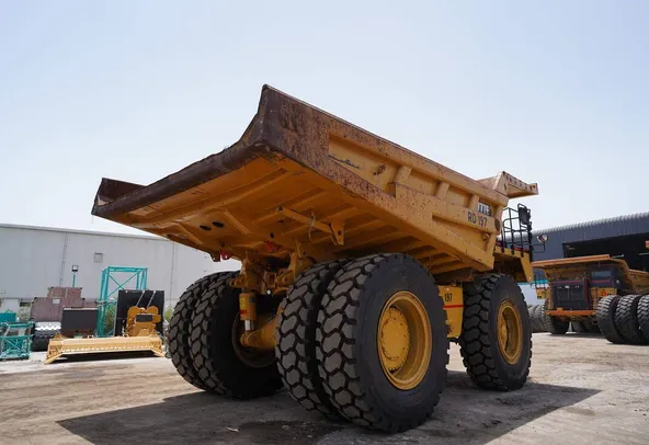 2022 Cat 777E Off-road Dump Truck-Rear right view