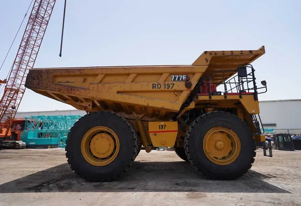 2022 Cat 777E Off-road Dump Truck-Right side view