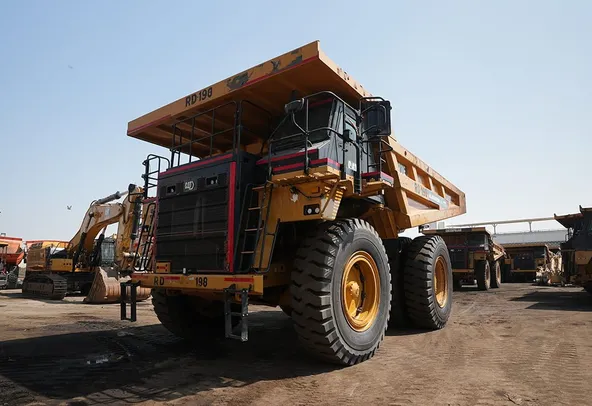 2022 Cat 777E Rigid Dump Truck Front Left View