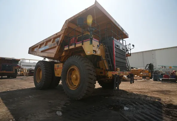 2022 Cat 777E Rigid Dump Truck Front Right View