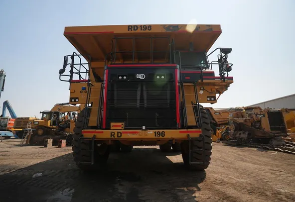 2022 Cat 777E Rigid Dump Truck Front View
