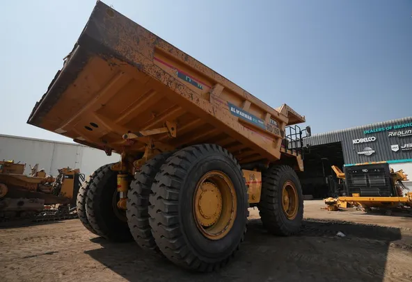 2022 Cat 777E Rigid Dump Truck Rear Right View