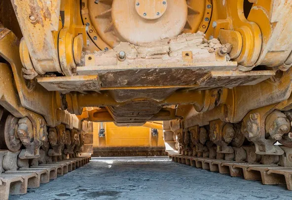 2022 Cat Bulldozer Under Carriage View