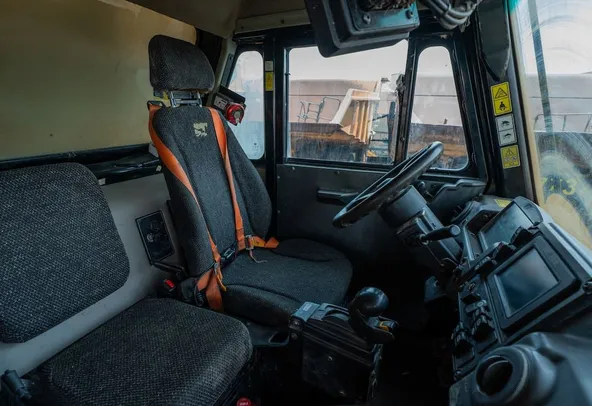 2022 Caterpillar 777E Rigid Dump Truck Inside Cabin View