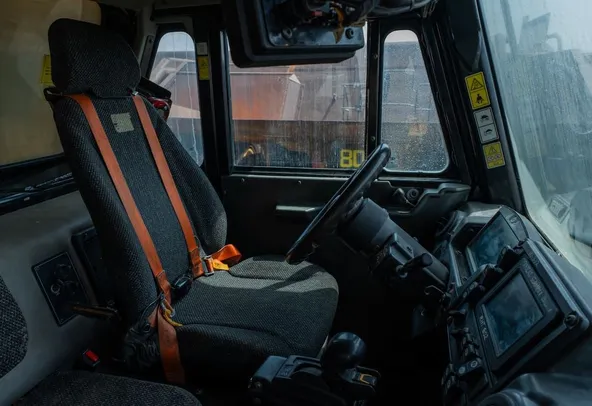 2022 Caterpillar 777E Rigid Dump Truck Inside Cabin View