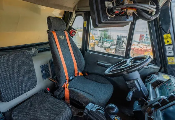 2022 Caterpillar 777E Rigid Dump Truck Inside Cabin VIew